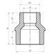 Муфта редукційна Нb 25x20 PPR Koer K0056.PRO (KP0066) KP0066 фото 2