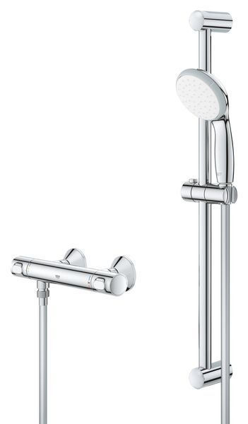Змішувач термостат. для душу з гарнітурою Grohe Precision Flow (34841000) 34841000 фото