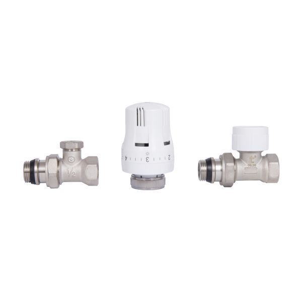 Термостатичний набір Thermo Alliance Standart прямий 1/2" TAS353W15 SD00054400 фото