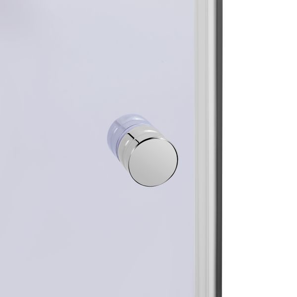 Душова кабіна Latwa SC90x90.SAT.HIGH.GR полукругла, скло тон 4 мм + Душовий піддон KAPIELKA ST90x90x41, з панеллю Lidz SD00050796 фото