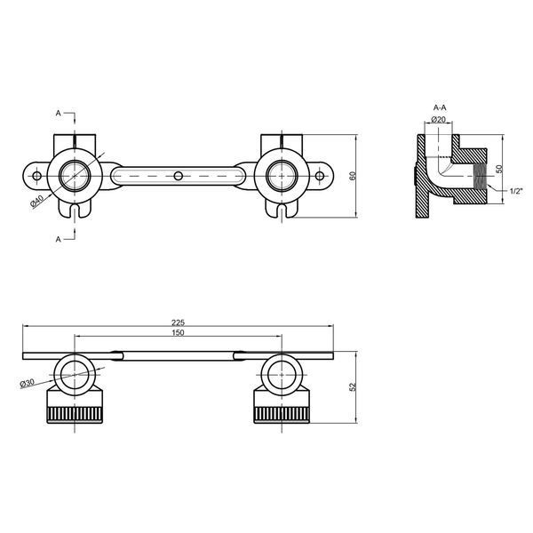 Кутик PPR Thermo Alliance під змішувач 20х1/2" ВР SD00029424 фото