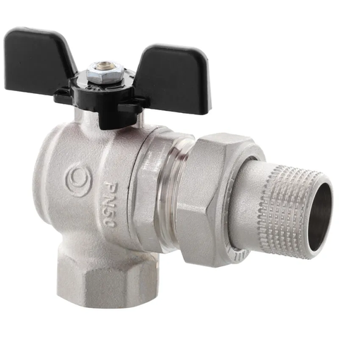 Кран з американкою Roho R106-050B - 1/2" кутовий (RO0113) RO0113 фото