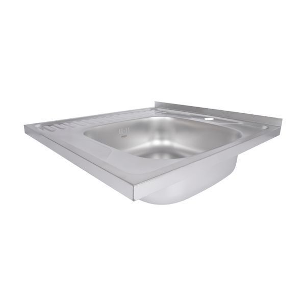 Кухонна мийка Brinex 6060-R 0,6 мм Satin (BRIN6060RSAT06) SD00054107 фото
