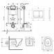 Готове рішення Qtap для ванної кімнати: підвісний унітаз Swan Rimless 520х360х320 + комплект інсталяції Nest 4 в 1 (квадратна клавіша Chrome) SD00042991 фото 2