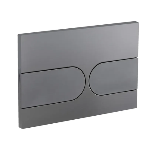 Панель змиву Koer KT-0604-07 240x160x10mm пластикова, кнопка закруглена (KR5325) KR5325 фото