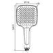 Лійка для душу Koer KP-0402-03 (3 функції) (KR4987) KR4987 фото 2